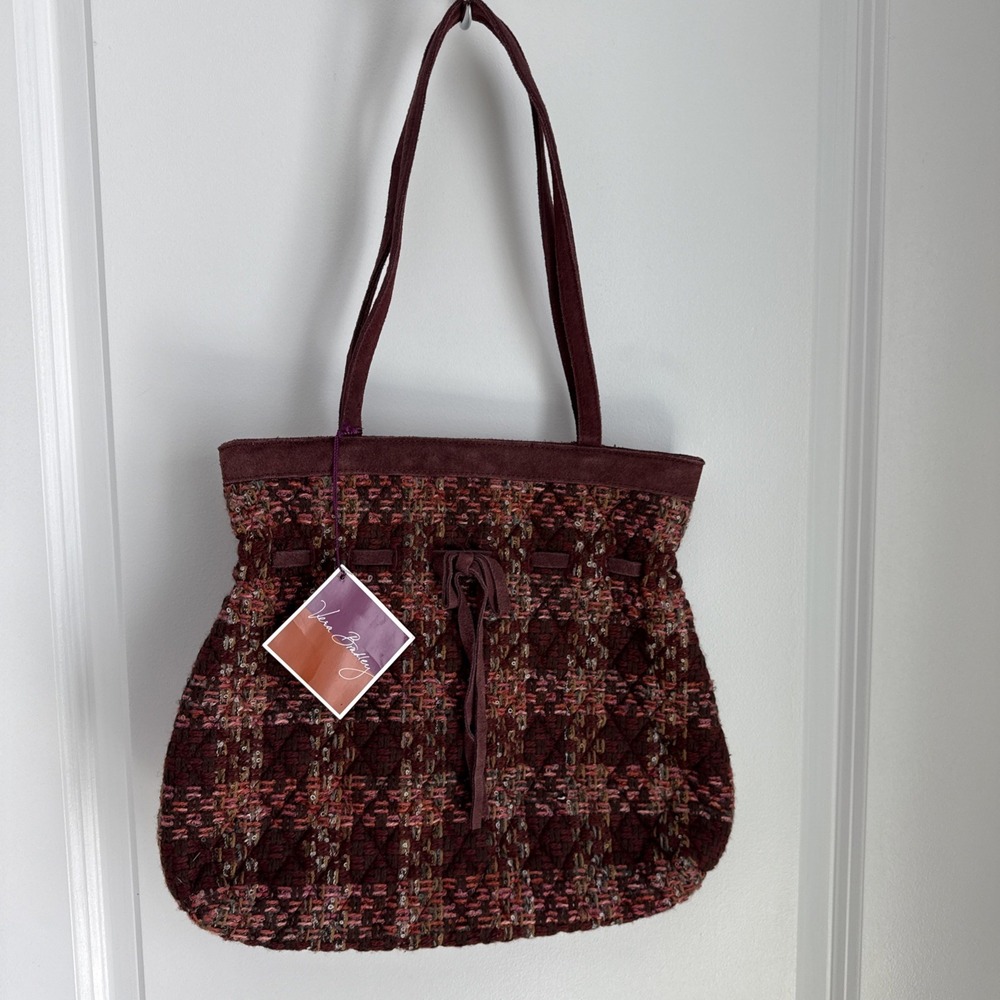 NWT Vera Bradley Cinch Tote, purse, hand bag, New Limited Edition (orig $84)